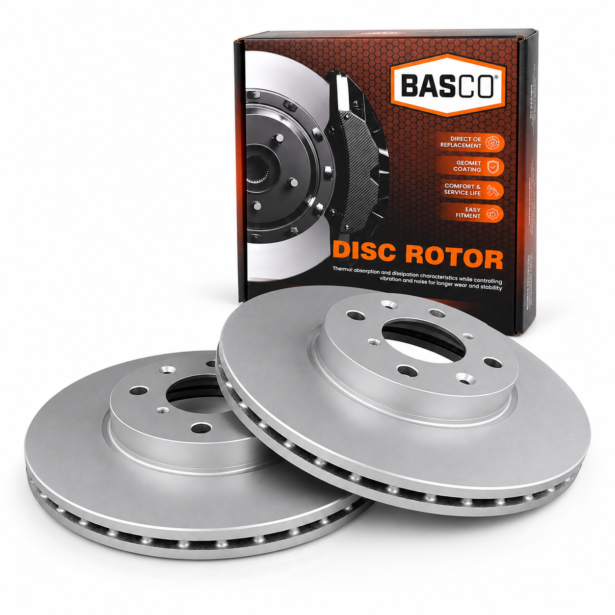Pair Front Brake Rotors for Sukuzi Swift Hatchback RS415 EZ ZC21S