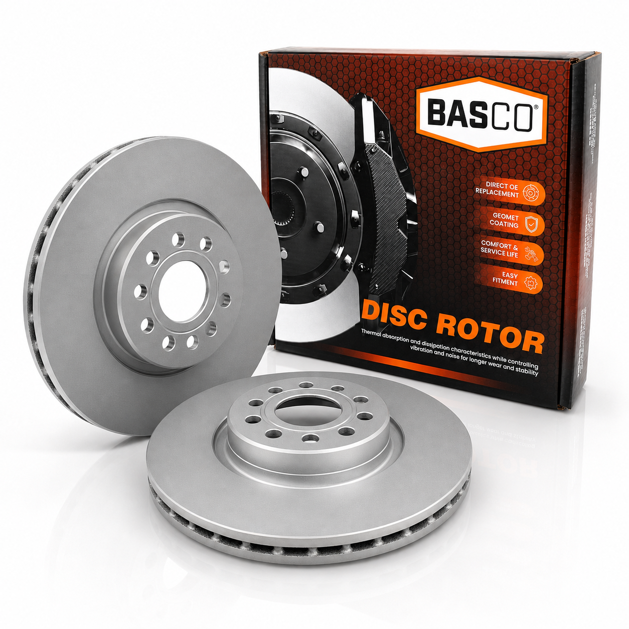 Pair Front Brake Rotors for Audi A1 8X, A3 8P, A3 8V, A3 8Y, Q2 GA, Q3 8U, Q3 F3, TT 8J, TT FV, Cupra Formentor KM, Leon KL, Skoda Karoq NU, Kodiaq NS, Octavia 1Z, Octavia NE, Octavia NX, Octavia RS 245, RS NX, Superb 3T, Superb NP, Yeti