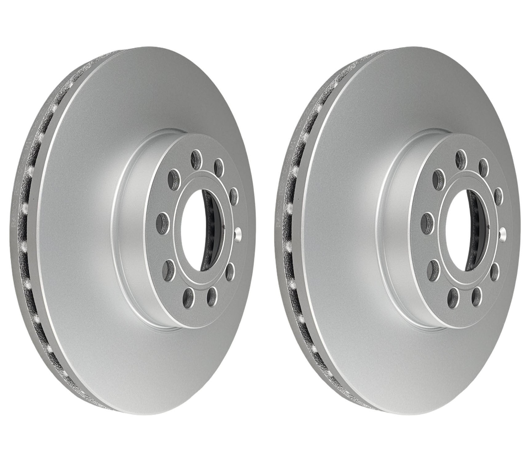 Pair Front Brake Rotors for Audi A3 8P, A3 8V, A3 8Y, Cupra Leon KL, Skoda Octavia 1Z, Octavia NE, Octavia NX, Yeti, Superb 3T, Volkswagen Caddy 2K, Caddy 5 SK, Golf MK5 1K, Golf MK7 AU, Jetta 1K, Jetta 1B, T-Roc A11