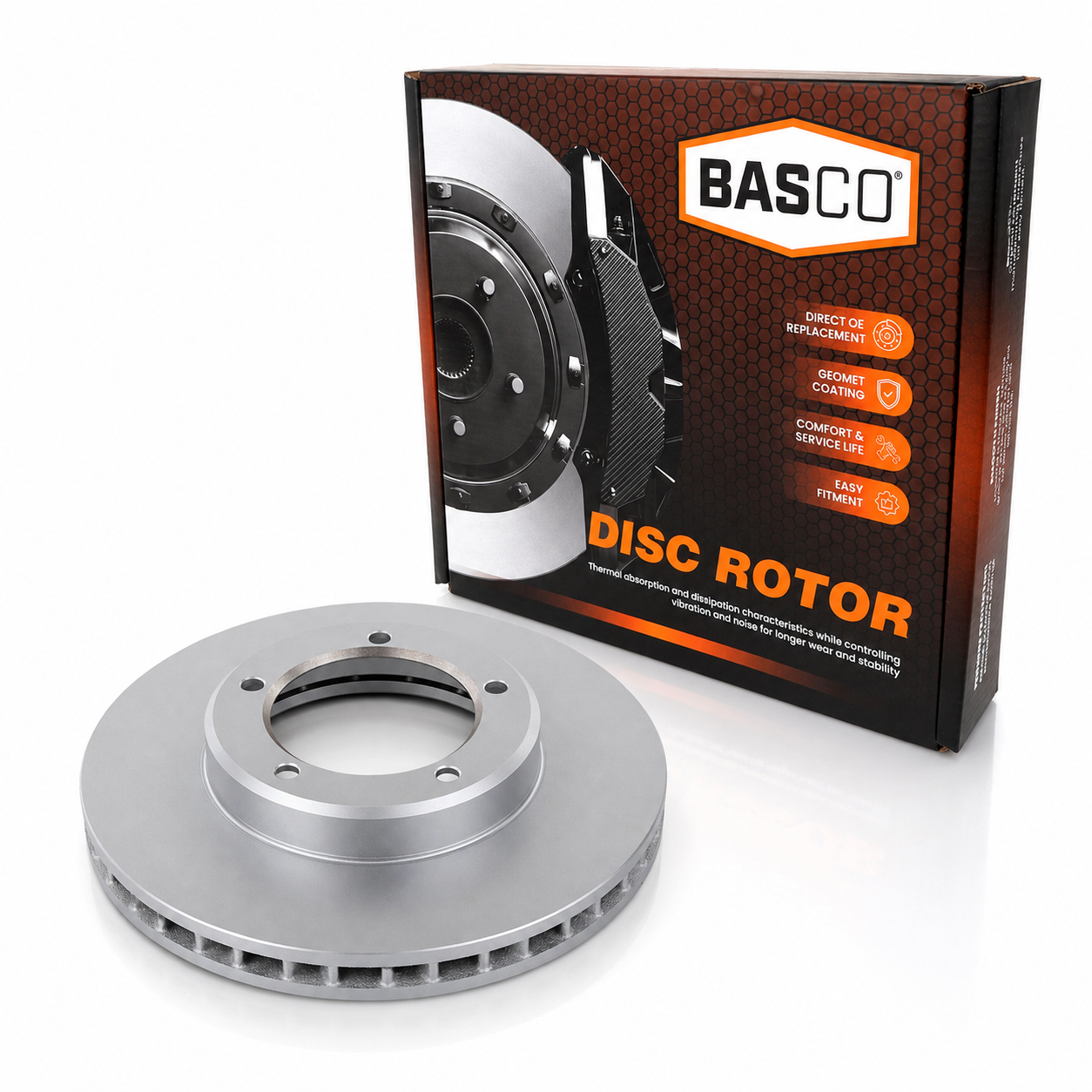 Front Brake Rotor for Toyota Landcruiser FZJ78 FZJ79 FZJ105 HDJ78 HDJ79 HZJ78 HZJ79 HZJ105 VDJ76, VDJ78 VDJ79 VDJL78 VDJL79, Prado KZJ78