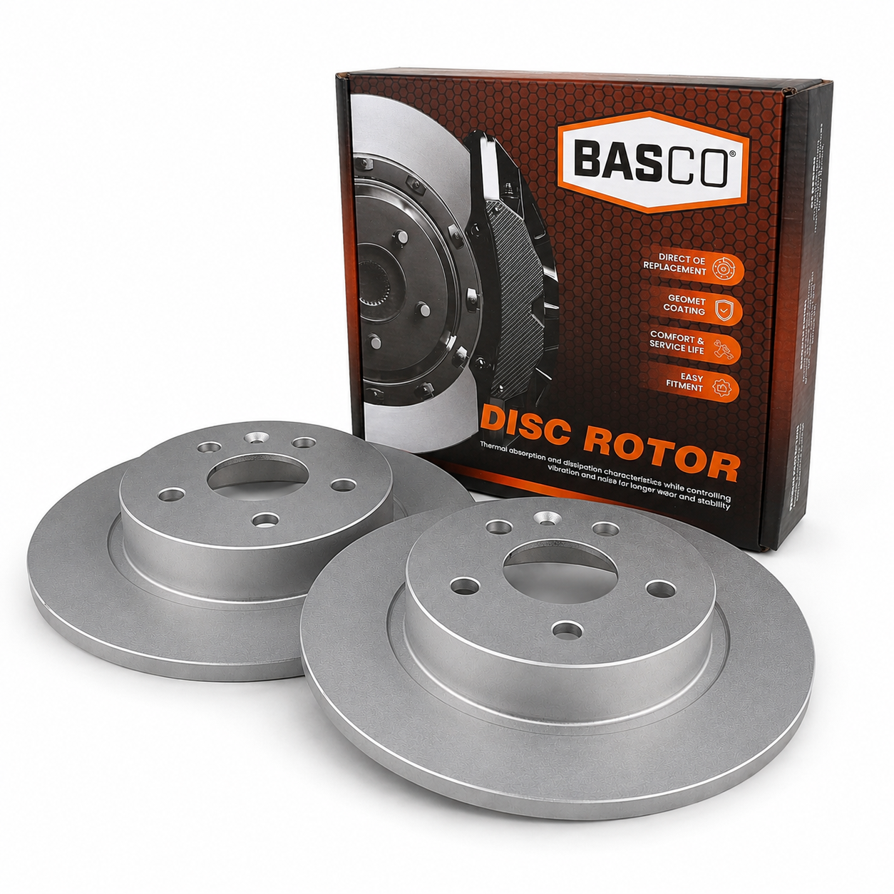 2 x Rear Brake Rotors for Holden Barina TM, Cruze JG JH, Trax TJ | Opel Astra PJ