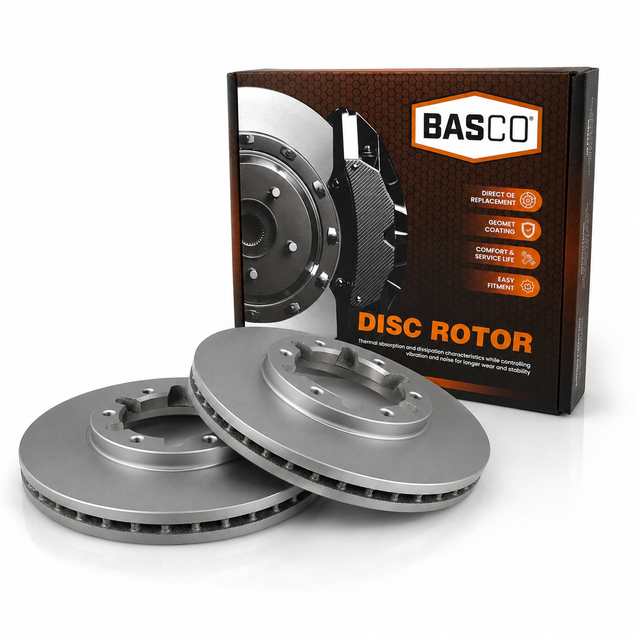 2 x Front Brake Rotors for Nissan Patrol GU Y61 1997~2017 - 306mm OD