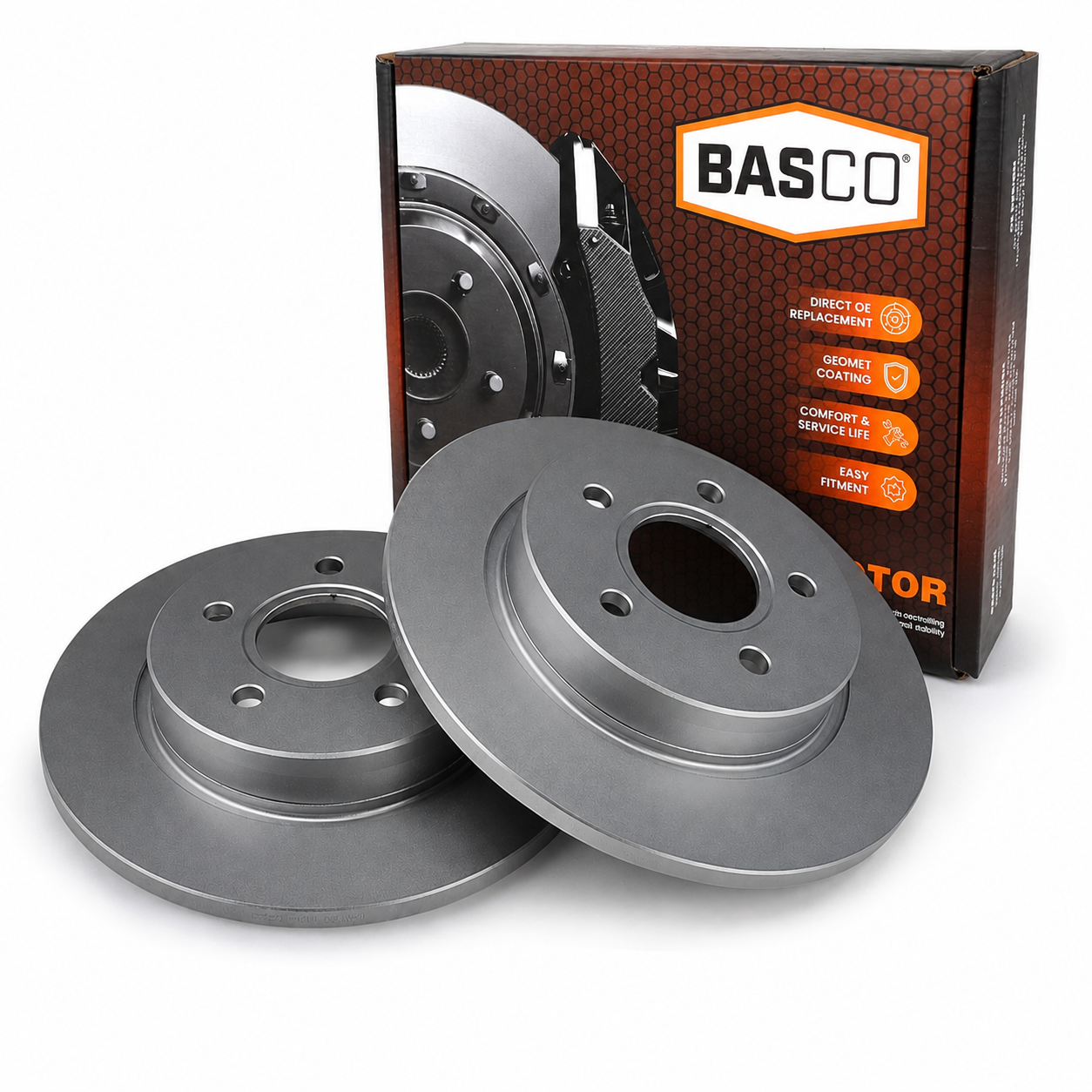 2X Rear Brake Rotors for Ford Focus LW 2011~2015