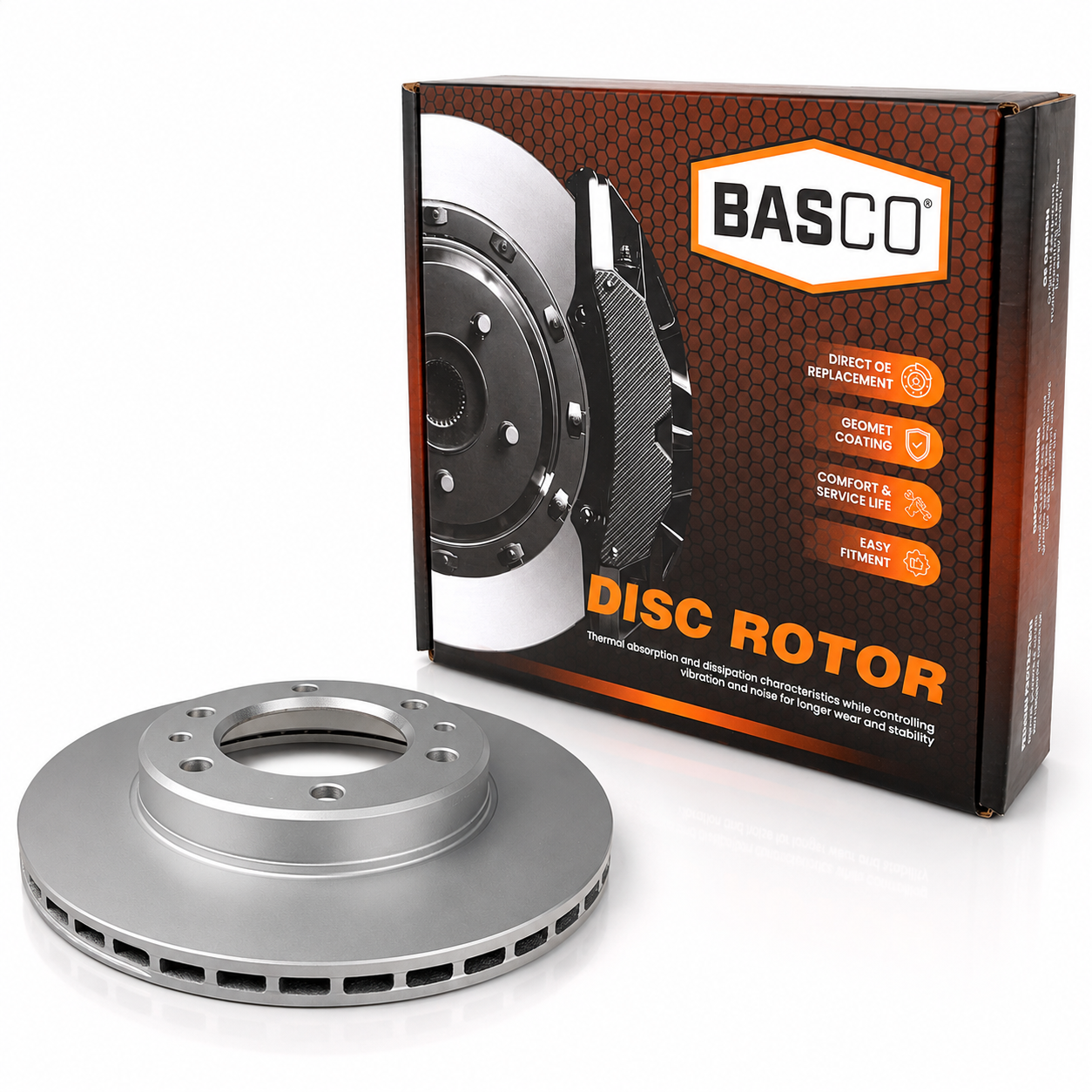 Front Disc Brake Rotor for Toyota Landcruiser HJ47 HJ60 HJ75, FJ60 FJ61, BJ42, BJ60 BJ61 BJ73 BJ74 BJ75, HJ61, FJ73 FJ75, PZJ73, HZJ73 HZJ75, FZJ75, Toyota Hilux LN106, YN106, RN105 302mm