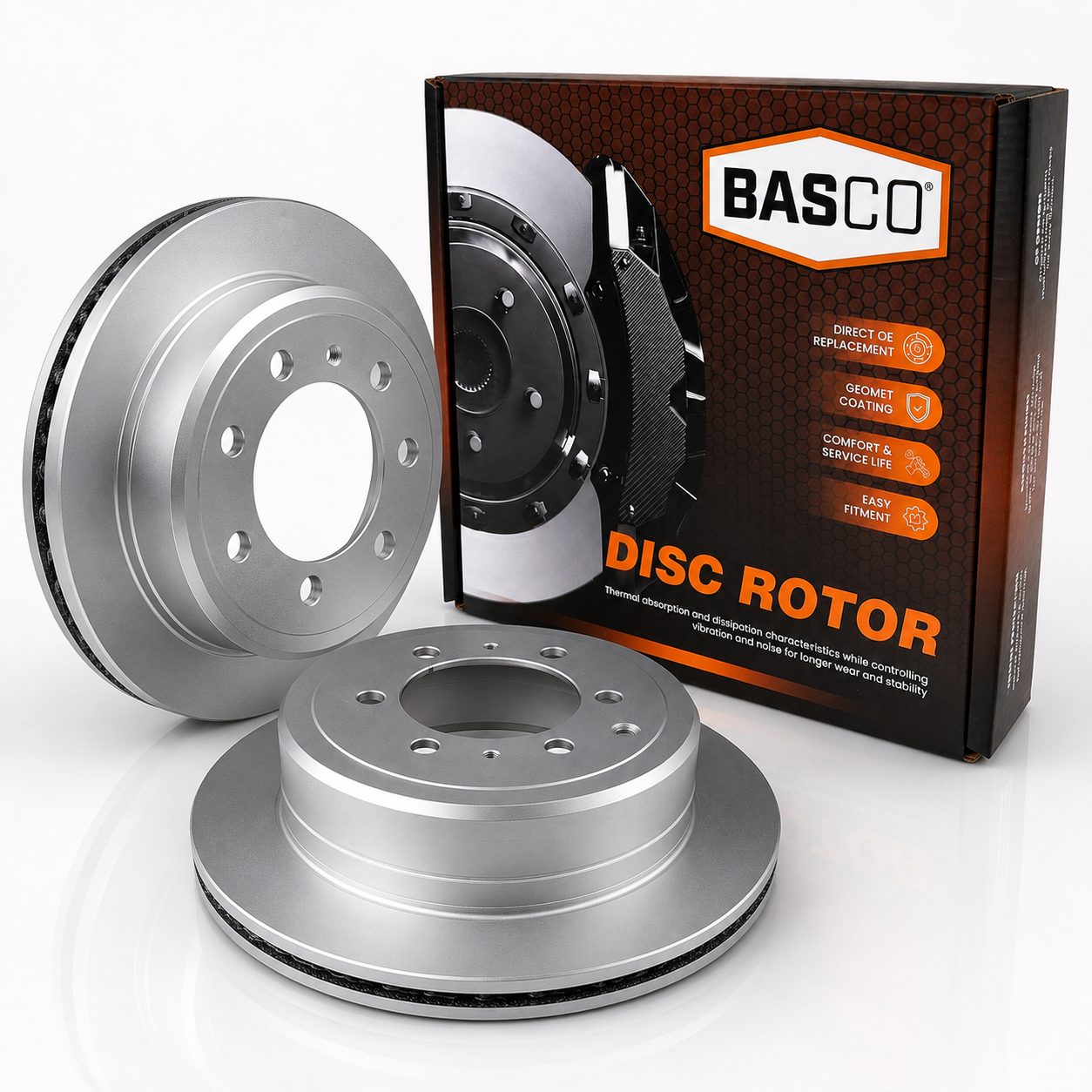 2 x Rear Brake Rotors for Toyota Landcruiser FZJ80 HDJ80 HZJ80 335mm OD