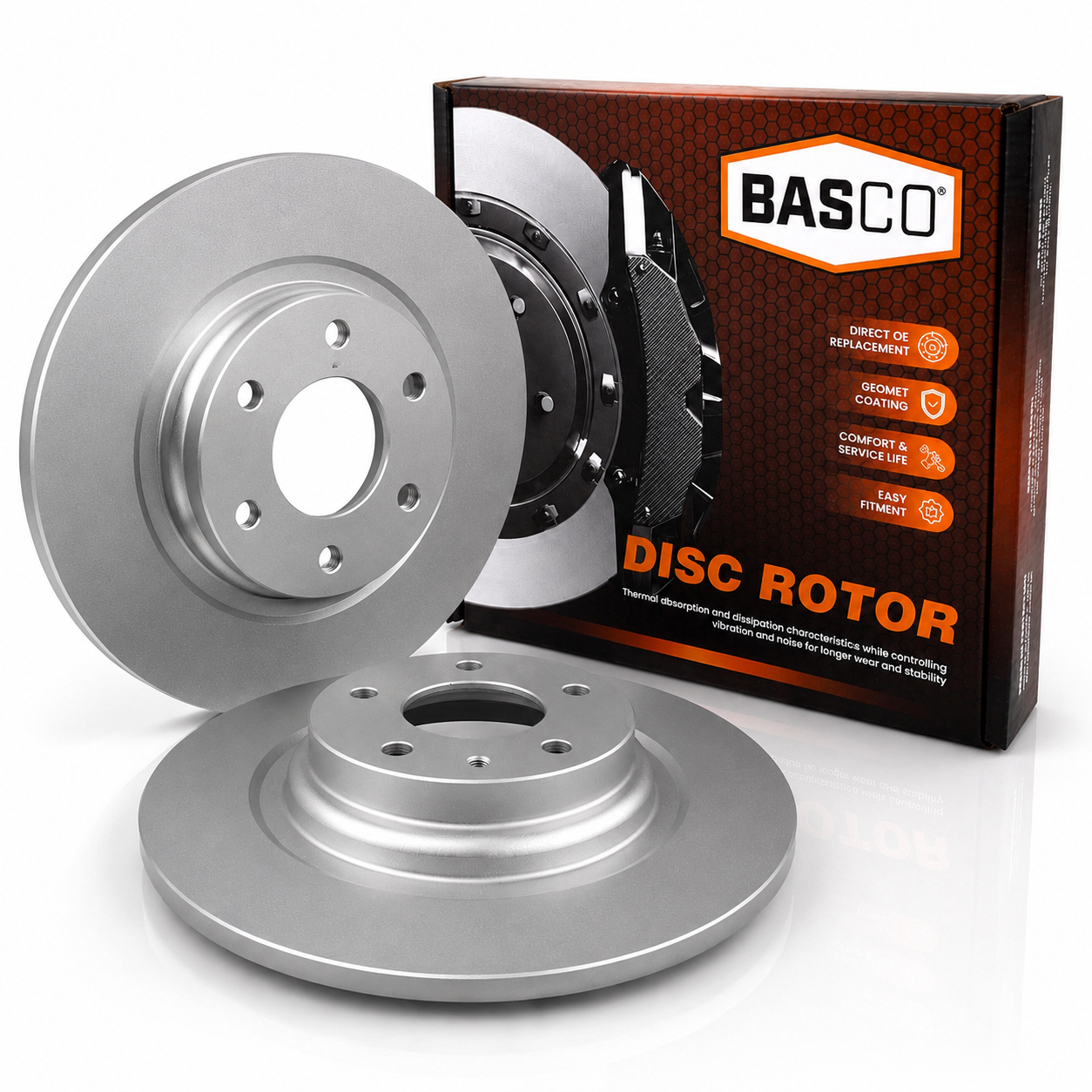 Pair Rear Brake Rotors for Mazda CX-8 KG, Mazda CX-9 TC