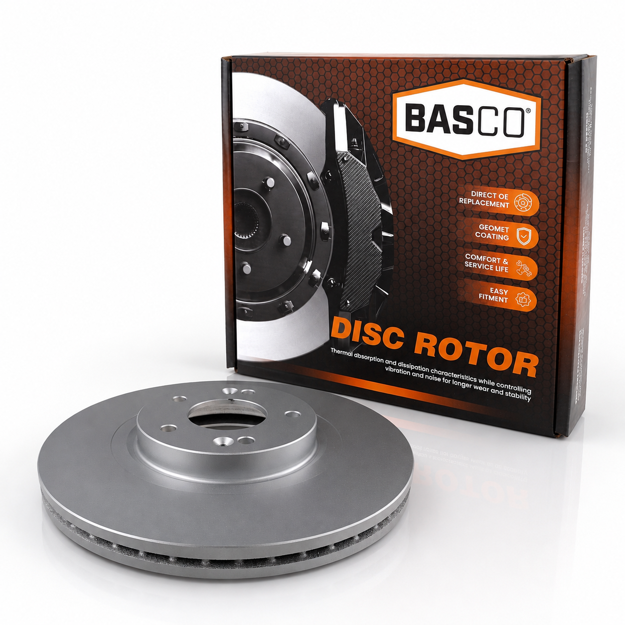 Front Brake Rotor for Hyundai Santa DM, Kia Sorento UM