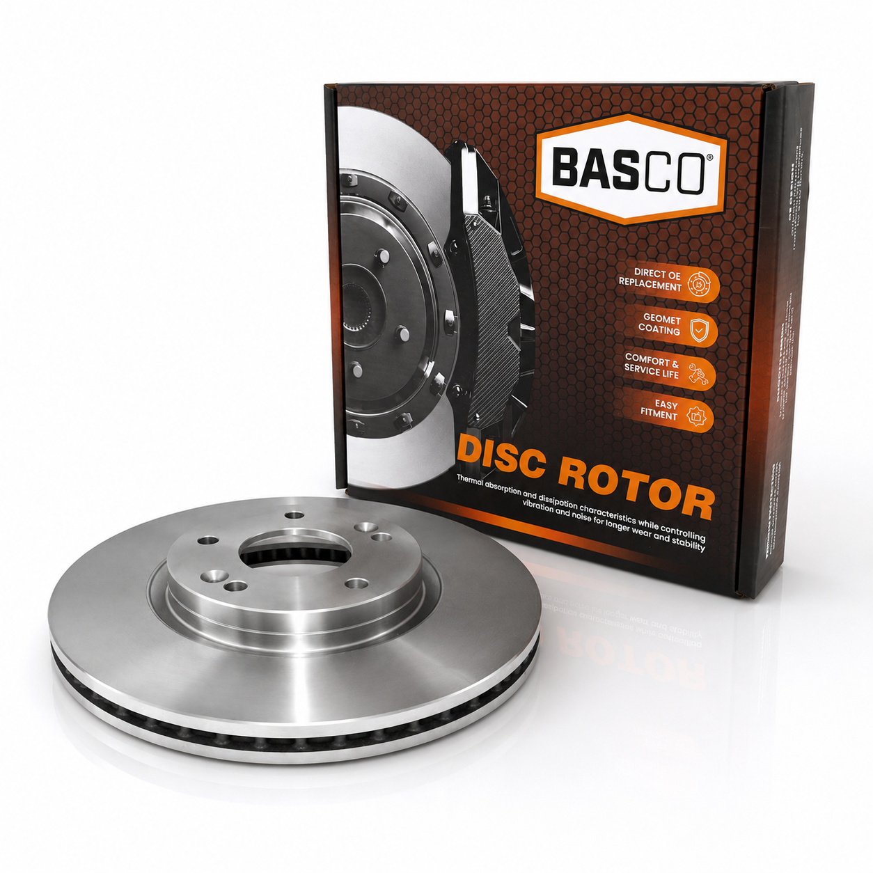 Front Brake Rotor for Hyundai Santa Fe CM, Kia Sorento XM