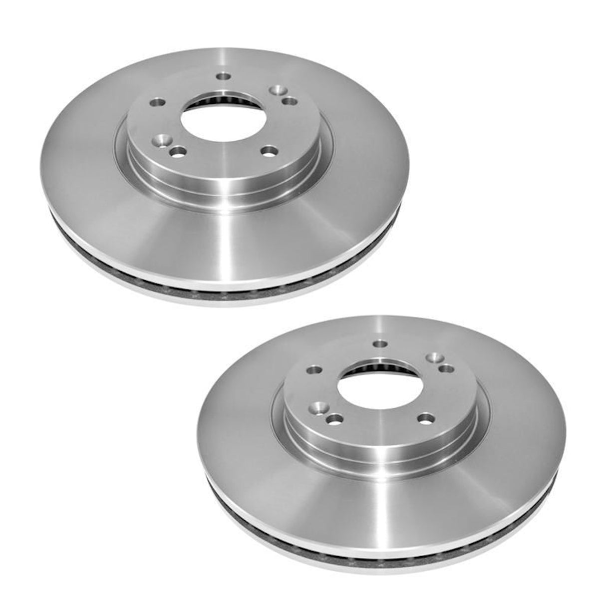 Pair Front Brake Rotors for Hyundai Santa Fe CM, Kia Sorento XM