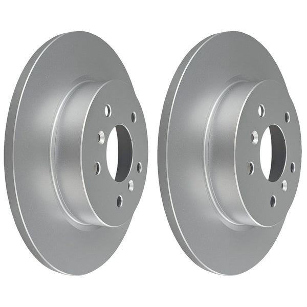 Pair Rear Brake Rotors for Nissan Qashqai J11 FWD