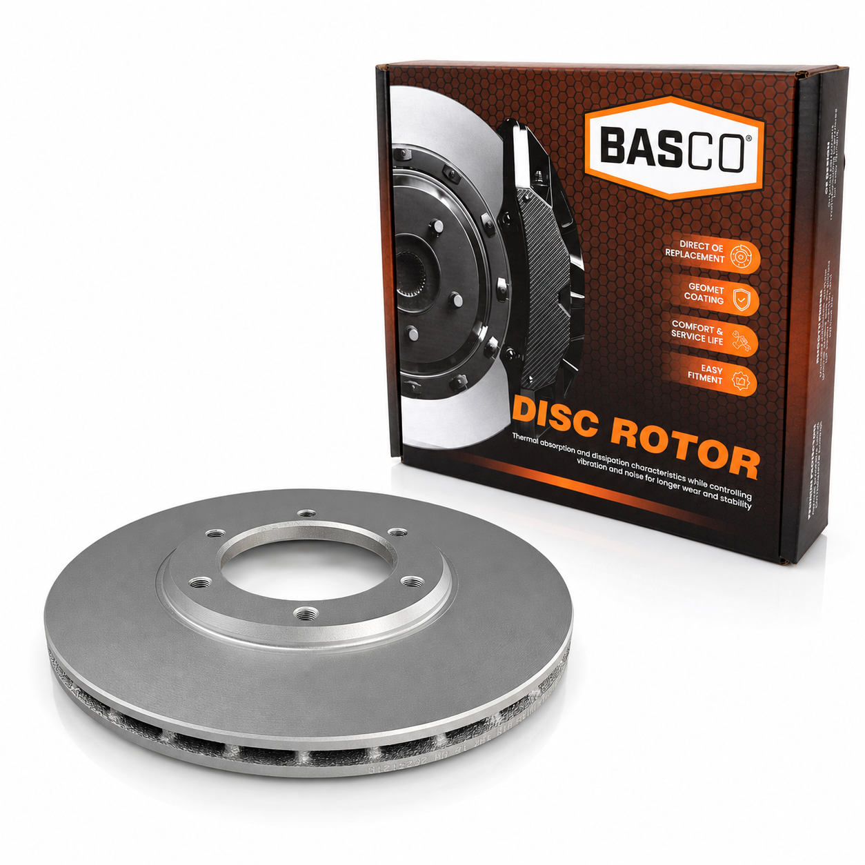 Front Brake Rotor for Ford Maverick DA 4.2L, Nissan Patrol Y60 2.8L 3.0L 4.2L
