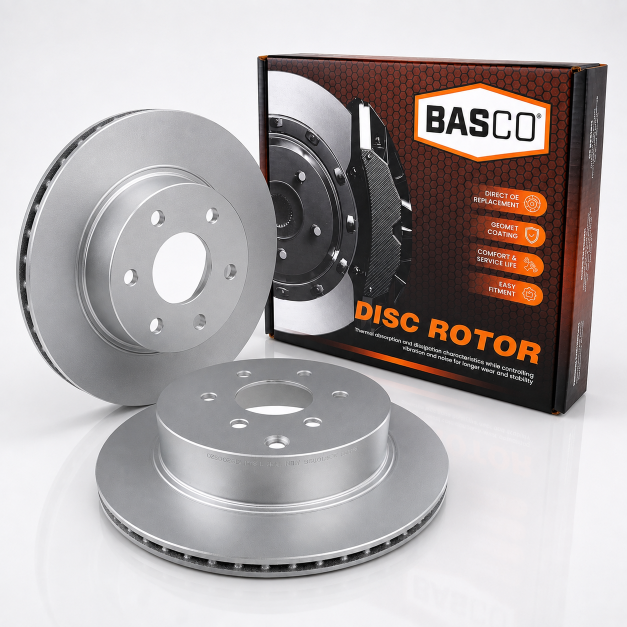 Pair Rear Brake Rotors for Nissan Pathfinder R51 2005-2013