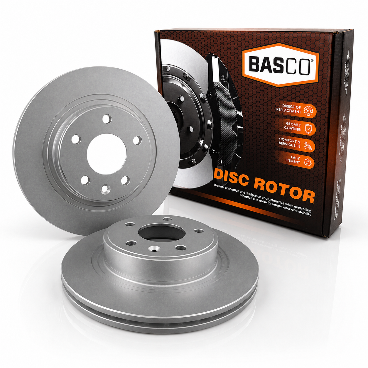 Pair Rear Brake Rotors for Holden Astra PJ, Cruze JG, Cruze JH, Opel Astra PJ