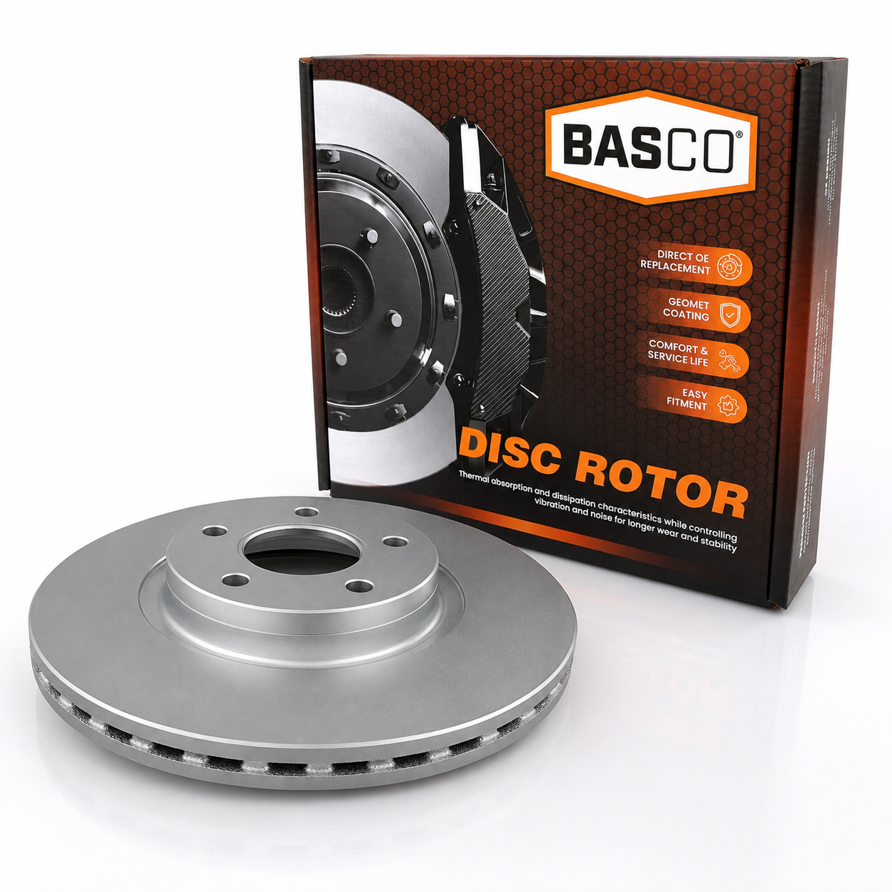 Front Brake Rotor for Ford Escape ZG, Focus LV LW LS LT, Kuga TE TF, Volvo C30 C70 S40 V40 V50