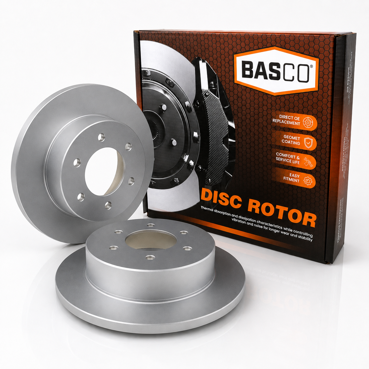 2 x Rear Brake Disc Rotor for Ford Everest UA 2015-2022 332mm OD