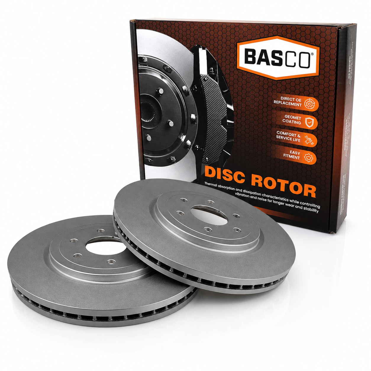 2 x Front Brake Disc Rotors for Nissan Navara D40 Pathfinder R51 2005-2015 320mm