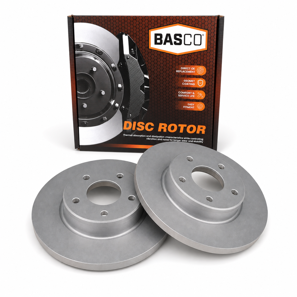 2x Rear Brake Rotor for Mazda 3 BK BL 2.0L 2.2L 2.3L 2.5L 2003~2014 - OD: 280mm