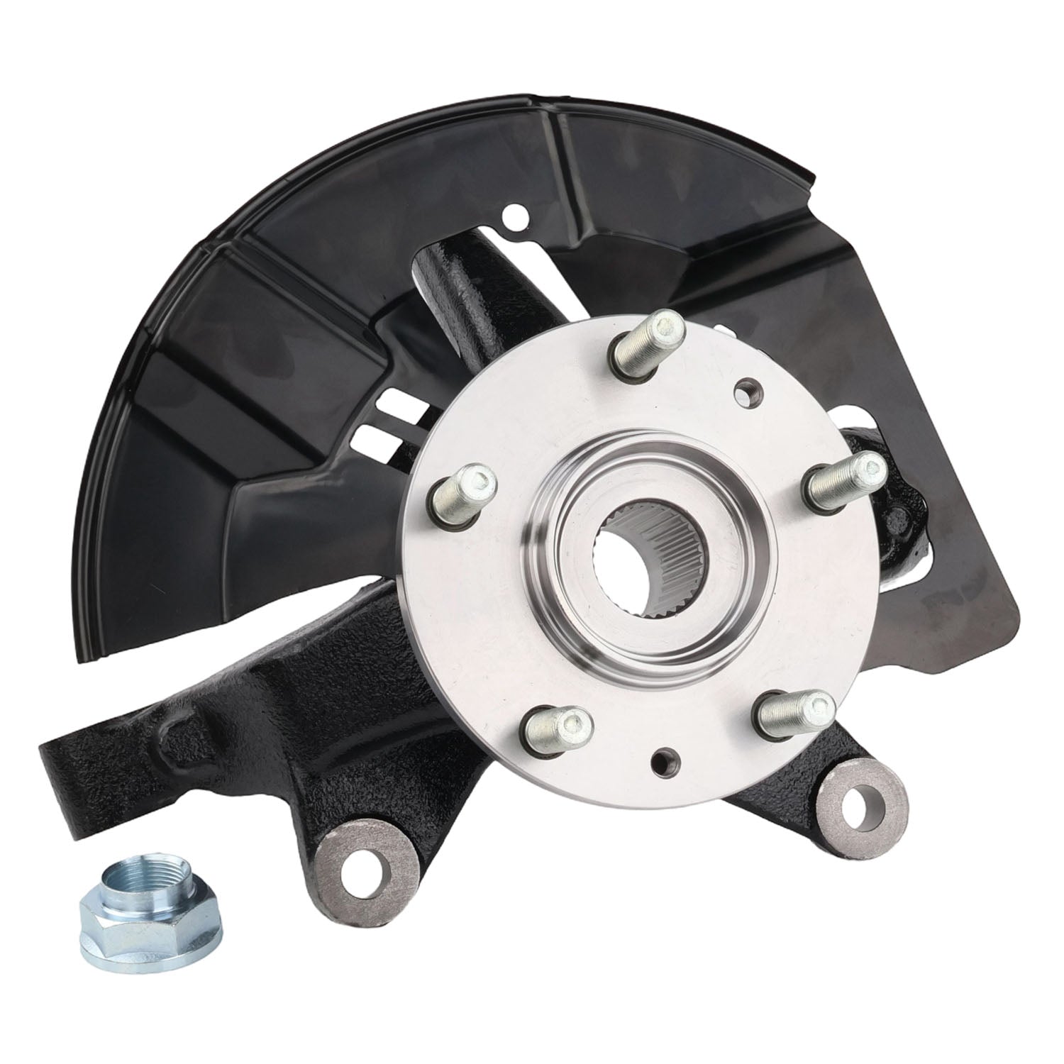 Left Front Wheel Bearing, Hub + Knuckle for  Mazda CX-7 ER, Mazda CX-9 TB