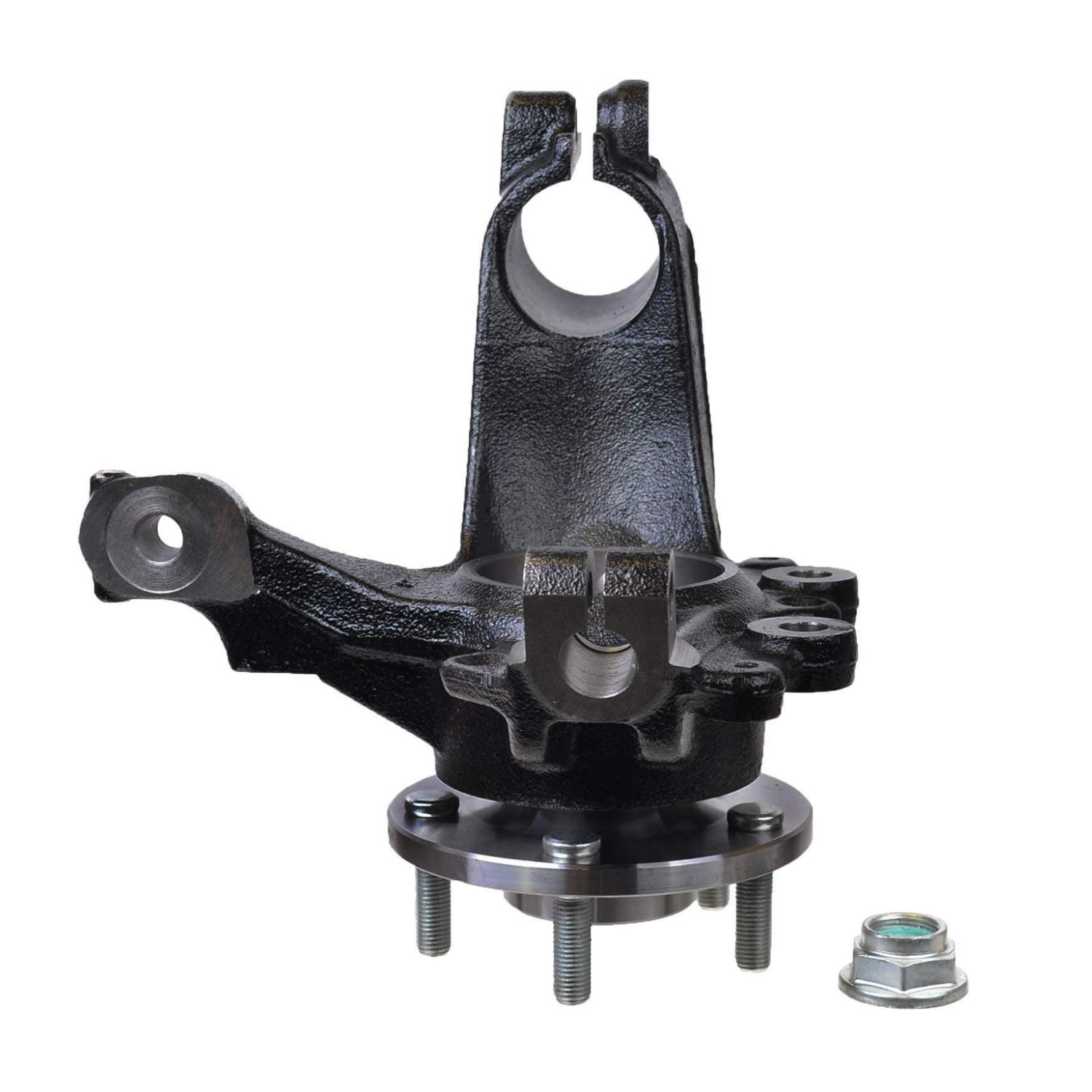 Two Front Wheel Bearing, Hub + Knuckle for Ford Focus LW LZ 2012~2018