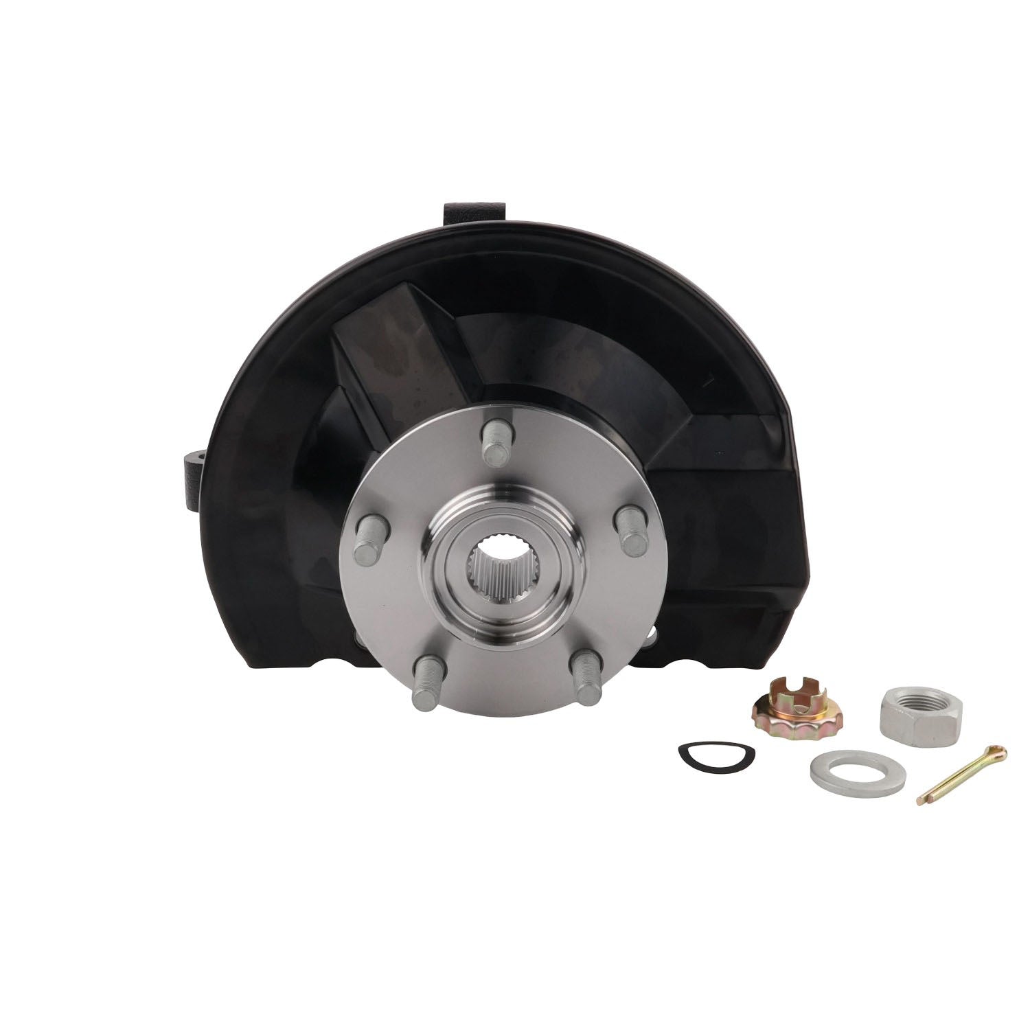 Two Front Wheel Bearing, Hub + Knuckle for Jeep Compass MK, Jeep Patriot MK, Dodge Caliber PM PM