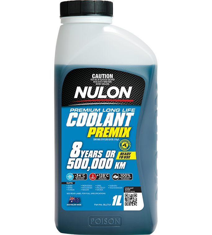 Nulon Blue Premium Long Life Coolant Premix 1 Litre - BLLTU1