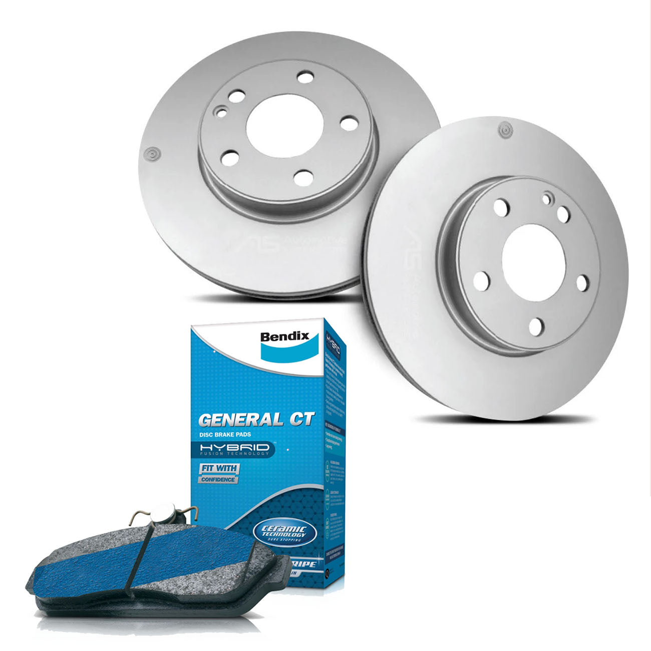 Bendix Rear Brake Pads + Rotors for Holden Barina TM, Cruze JG, Cruze JH