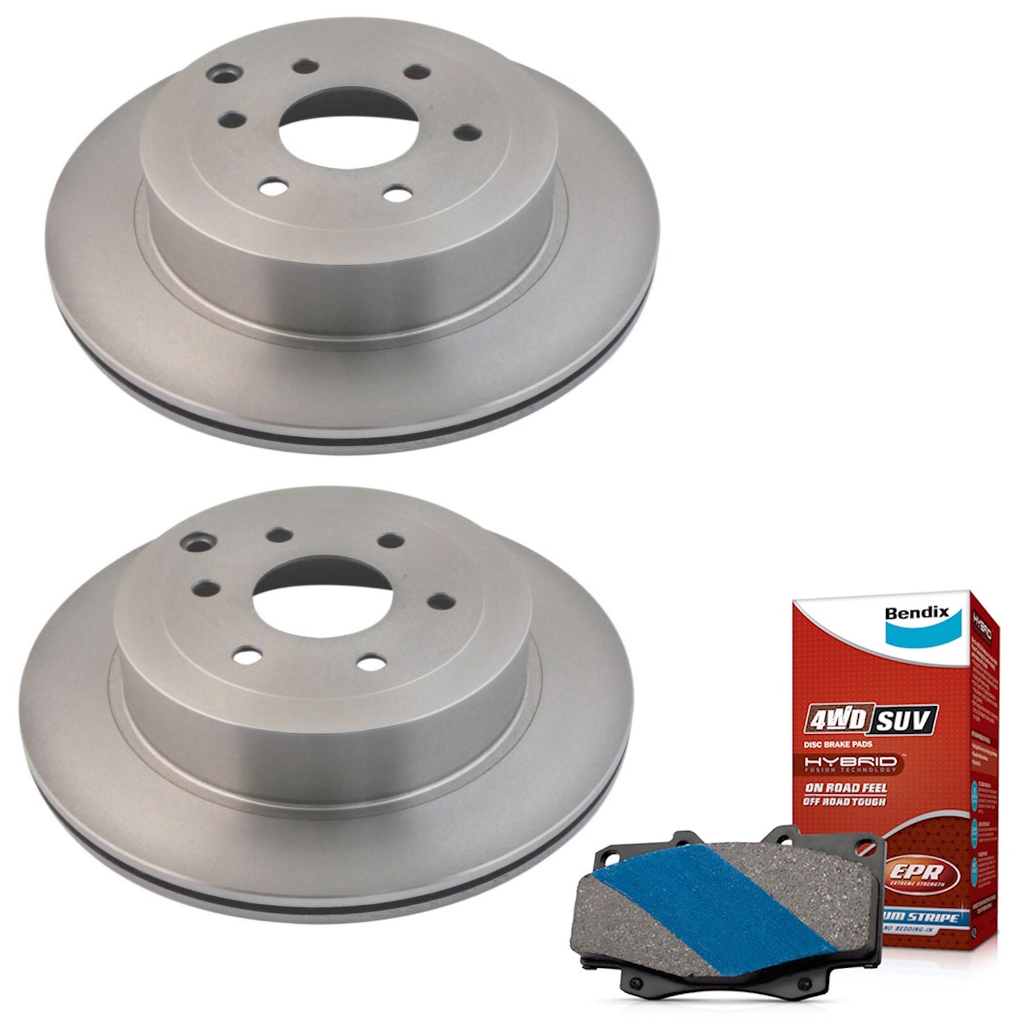 Bendix Rear Brake Pads + Rotors for Nissan Pathfinder R51 2005-2013