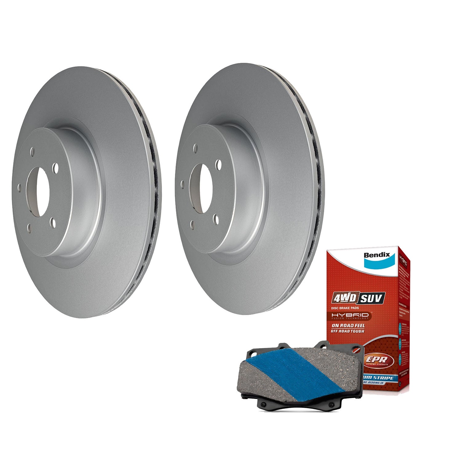 Bendix Rear Brake Pads +Rotors for Mitsubishi Outlander ZM Nissan Pathfinder R53