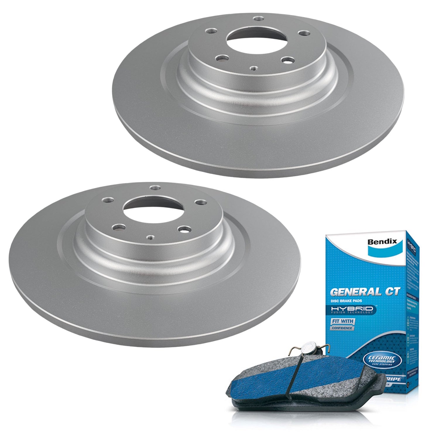 Bendix Rear Brake Pads + Rotors for Mazda CX-8 KG, Mazda CX-9 TC