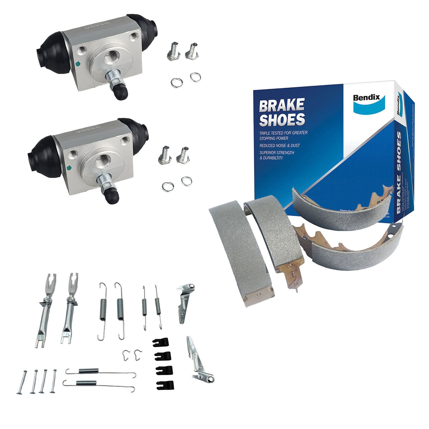 Rear Brake Repair Kit for Toyota Hilux GUN126 KUN26 GGN125 KUN25 05~26