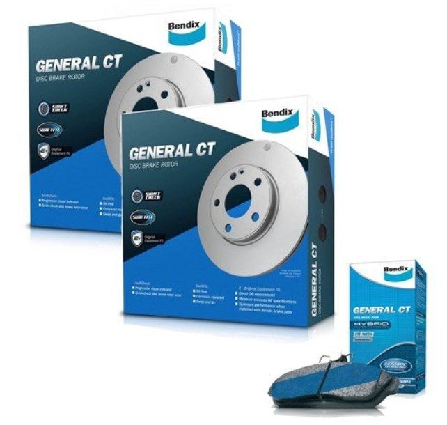 Bendix Rear Brake Pads + Rotors for Hyundai i30, i30cw FD 1.6L 2.0L 2007~2012