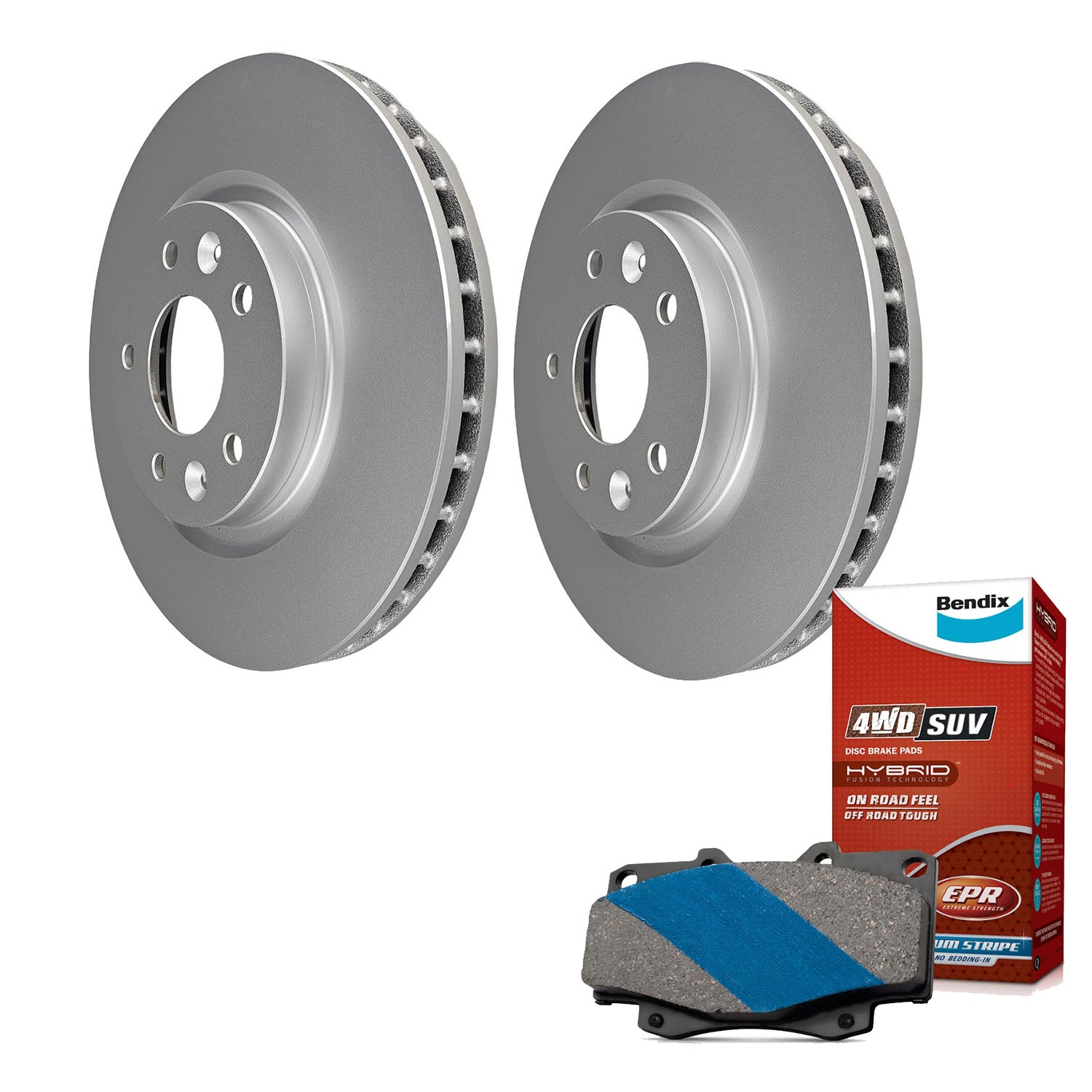 Bendix Front Brake Pads + Rotors for Nissan Qashqai J12 1.3L HR13DDT 2022~On