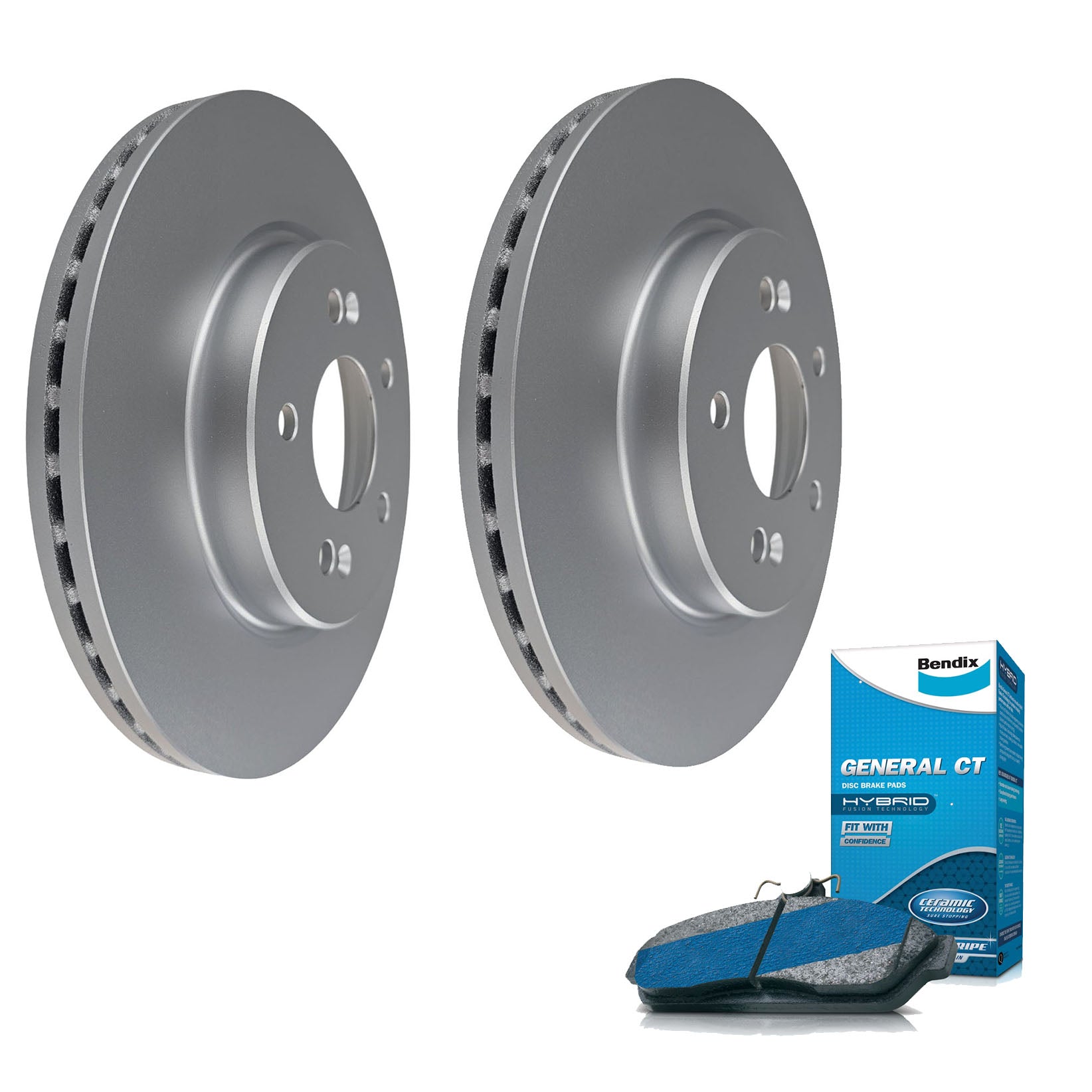 Front Bendix Brake Pads + Basco Rotors for Chery Omoda 5 Tiggo 4 1.5L 22~27