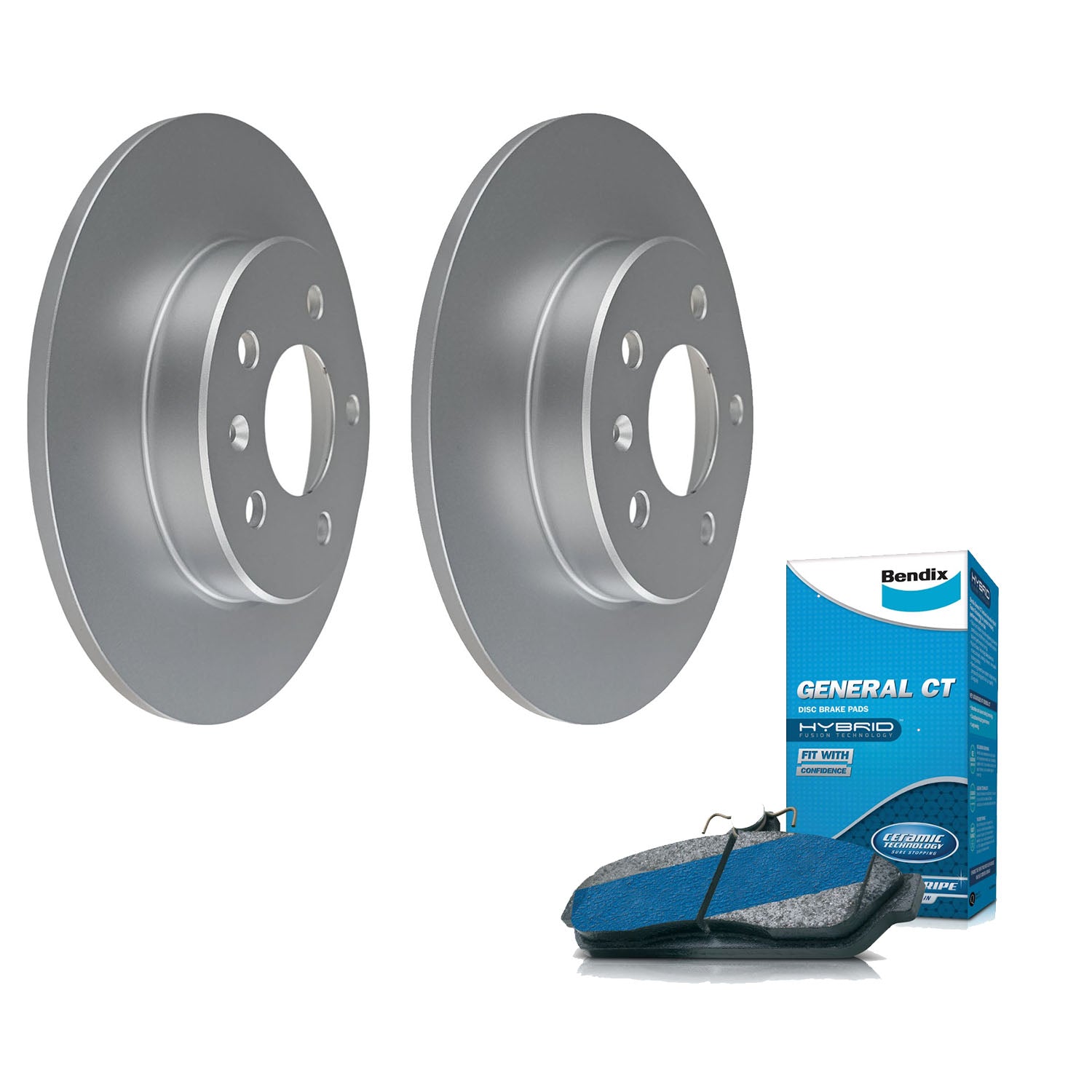 Rear Bendix Brake Pads + Basco Rotors for Chery Omoda 5 Tiggo 4 1.5L 22~27