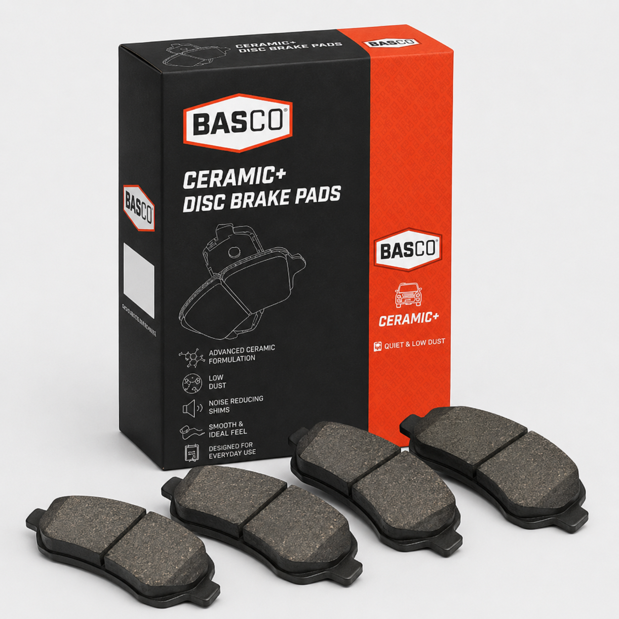 Front Brake Pads for Nissan Qashqai J12 1.3L HR13DDT FWD CVT 2022~2027 - DB2633