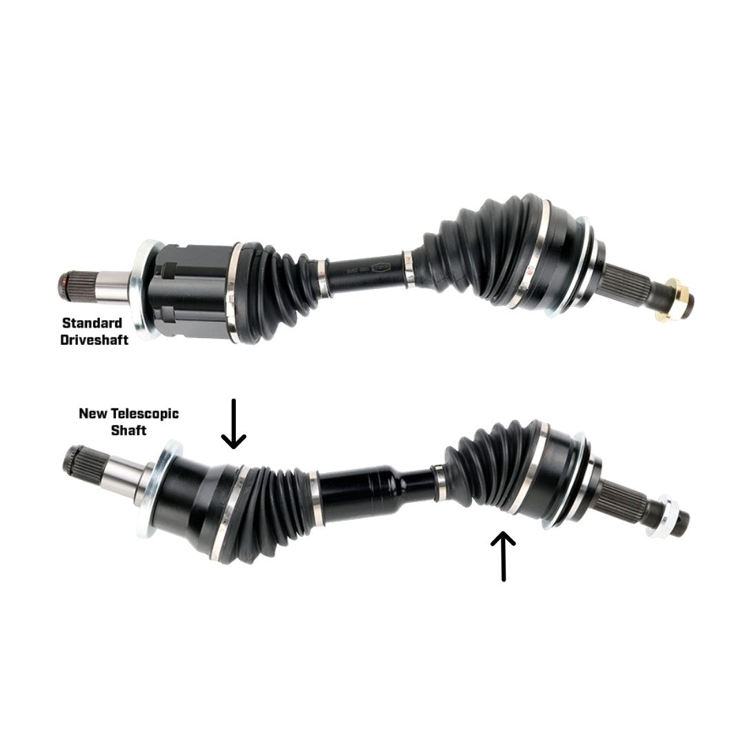 2X Extended CV Drive Shaft for Toyota Hilux GGN125 GUN126 GUN125 Fortuner GUN156