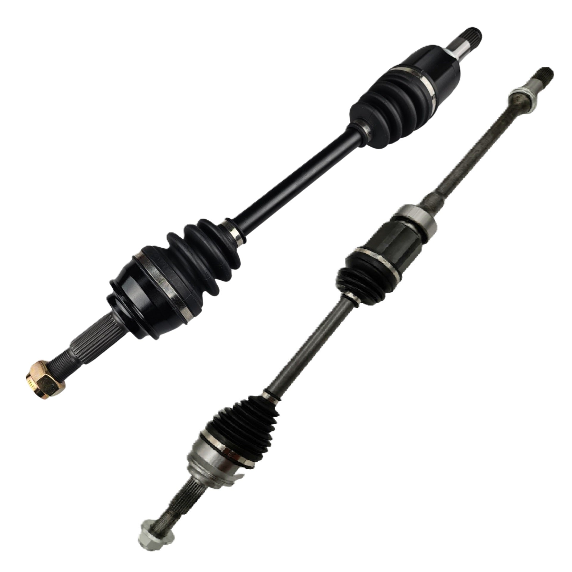 Pair Front Left Right CV Axle Drive Shaft For Mazda 2 DJ, 200 DL, 200 Automatic FWD