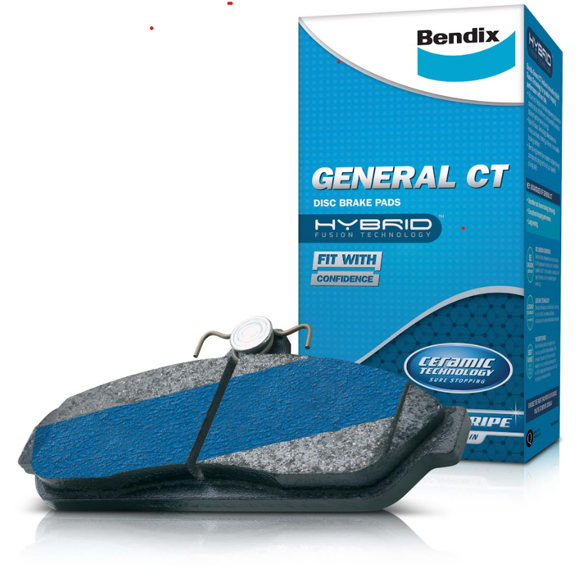 Bendix Rear Brake Pad Set for Hyundai Getz Elantra Santa Fe Tucson - DB1451 GCT