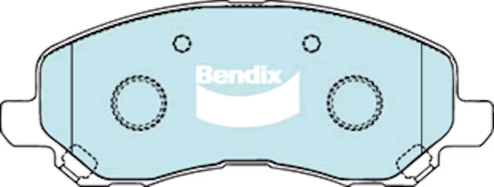 Front Bendix GCT Brake Pads For Mitsubishi ASX XA XB XC XD, Lancer CJ CF, Jeep Compass MK, Peugeot 4008, Dodge Caliber PM, Avenger JS DB1441-GCT