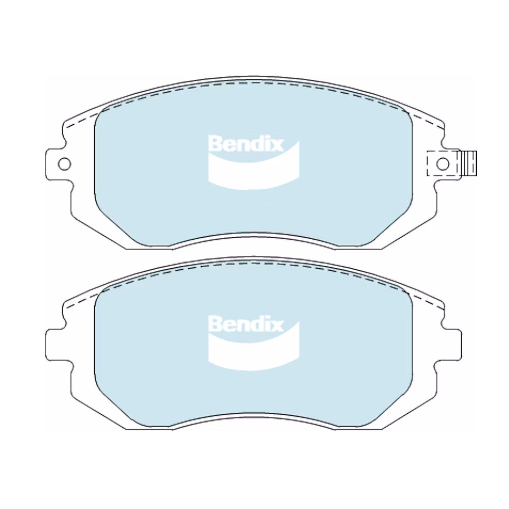 Front Bendix HD Brake Pads for Subaru BRZ ZC Z10 ZC6, Crosstrek GP G23 GP7, Exiga YA Y10 YA9, Forester SF, SG, SH, SJ, SK, Forester SH, SJ, Impreza GD, GE, GG, GH, GJ, GP, Impreza WRX G3, G22, Legacy BL, BM, BP, BR, Legacy BL, BP, BR, BM