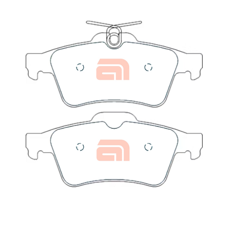 Rear Brake Pads For Mazda 3 Mazda3 BL BK 2.0L 2.2L 2003-2014