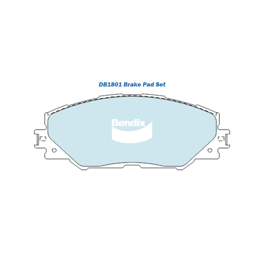 Front Bendix Brake Pads + Disc Rotors for Toyota Rav4 ACA33 ACA38 ALA30 ALA49 ASA44 GSA33 ZSA42