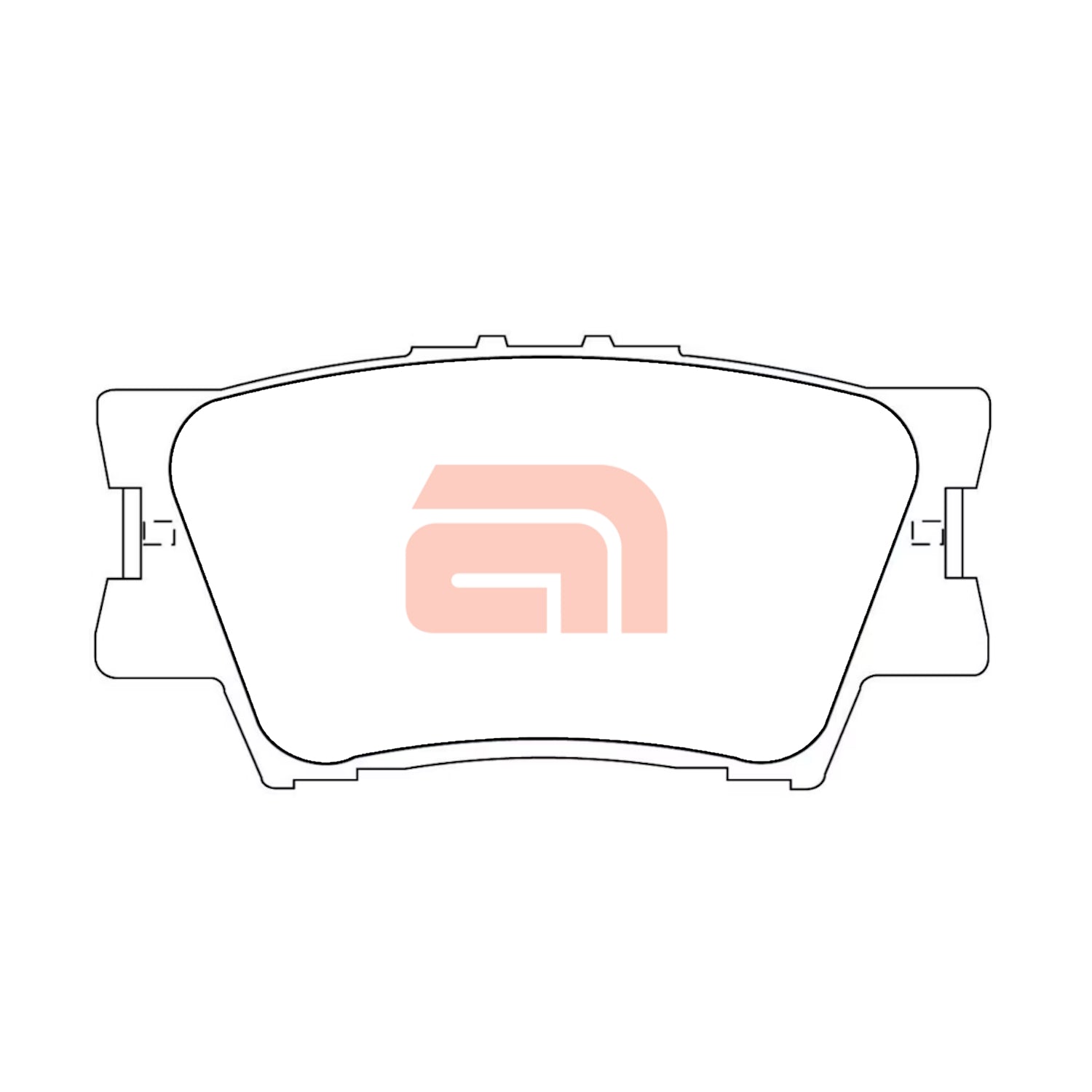 Rear Disc Brake Pad Set for Toyota RAV4 2005~2019 RWD AWD SUV ACA33R ACA38R ALA49R ASA44R GSA33R ZSA42R - DB1832
