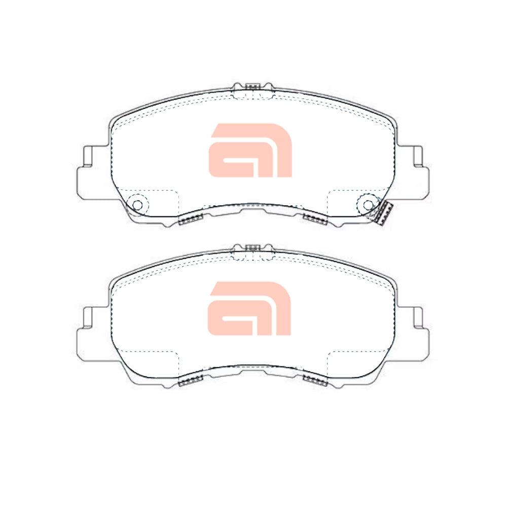 Front Ceramic Brake Pads Set for Mitsubishi Eclipse Cross YA YB 2017~On