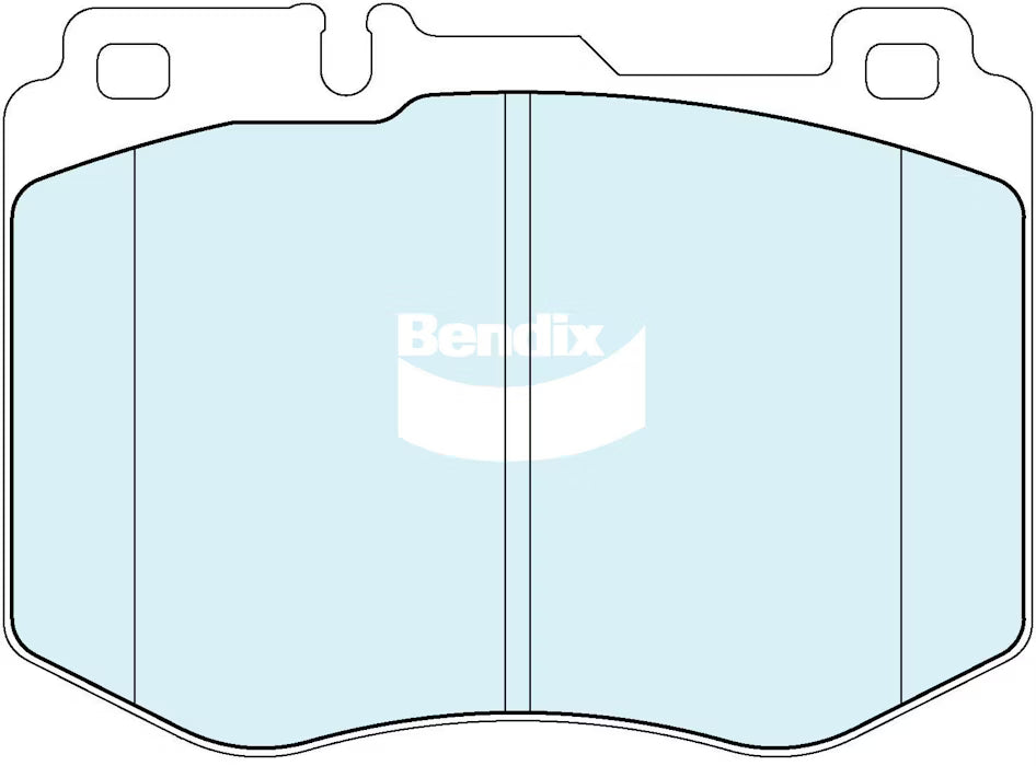 Front Bendix Euro+ Brake Pads for Mercedes Benz C-Class, E-Class, GLC-Class DB2658