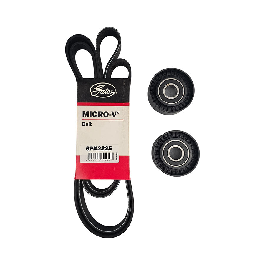 Drive Belt Set and Pulley Kit for Jeep Wrangler JK JL 3.6L ERB 2012-Onwards