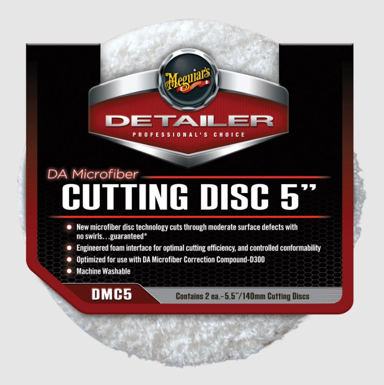 Meguiars DA Microfibre Cutting Disc - 5inch - 2 pack - DMC5
