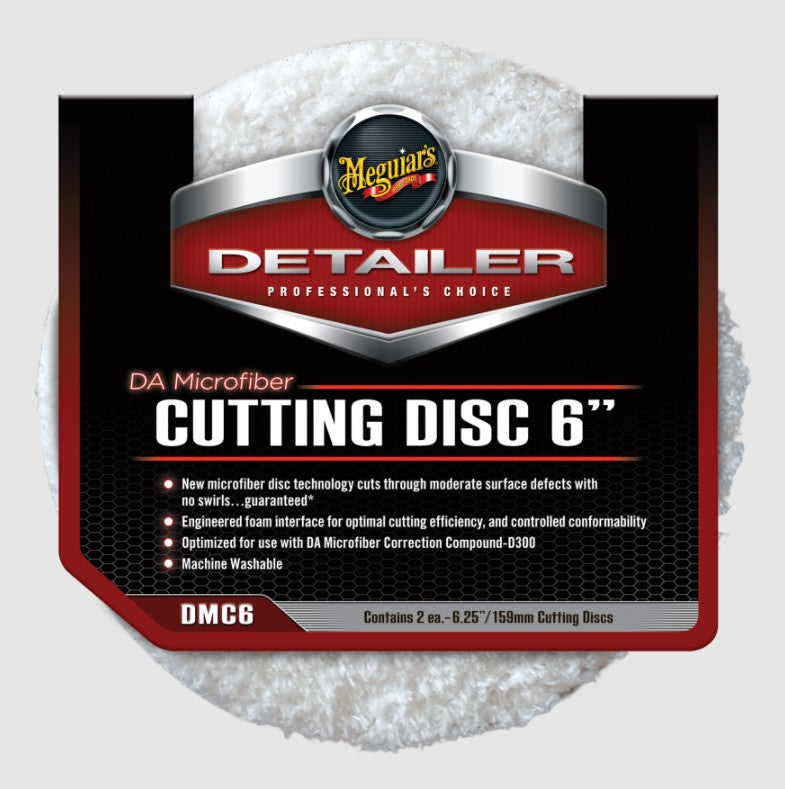 Meguiars DA Microfibre Cutting Disc - 6inch - 2 pack - DMC6