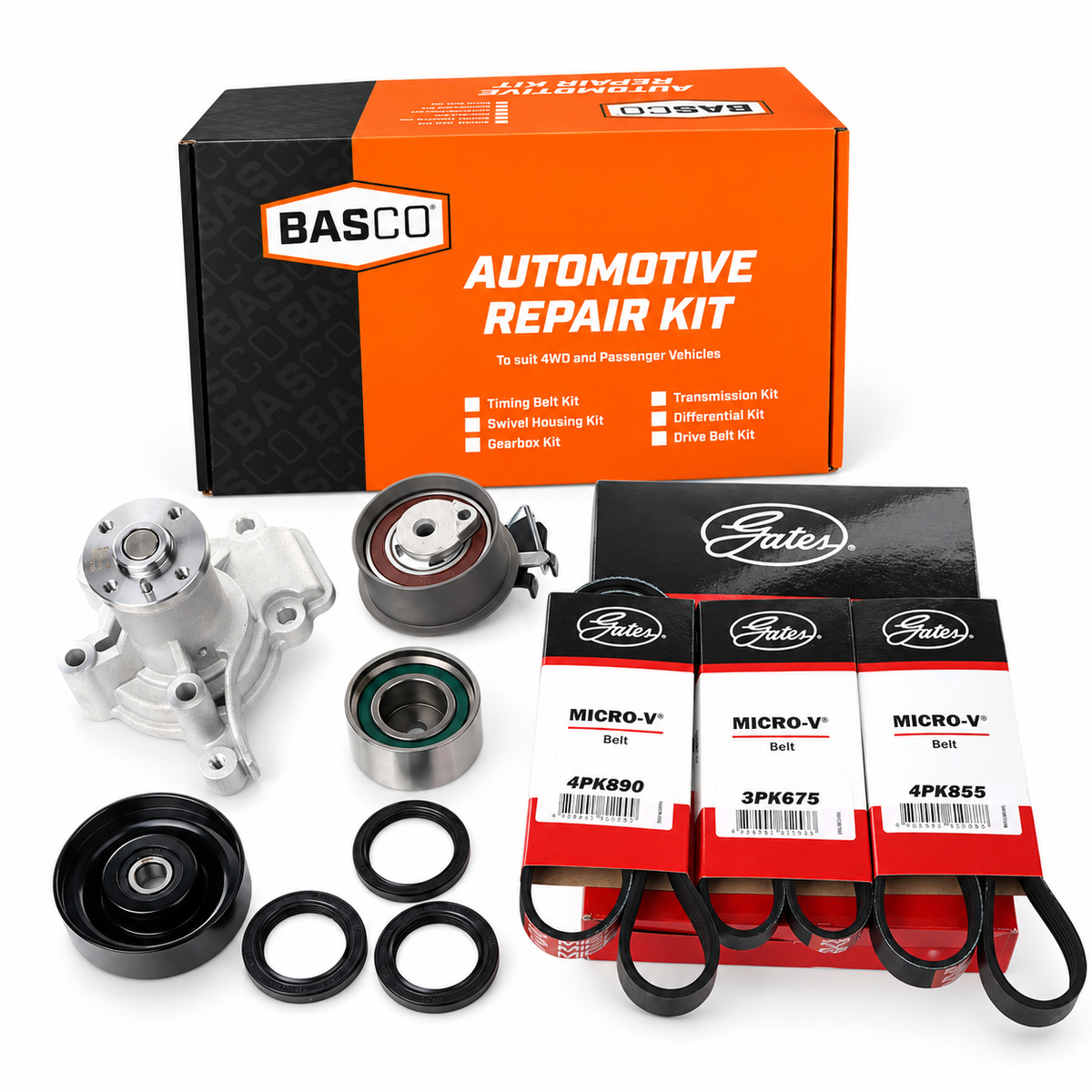 Timing Belt Kit For Hyundai Elantra XD HD 10/2006 on I30 FD 10/2007 on Tiburon GK 6/2006 on Tucson JM 5/2006 on Kia Cerato LD 6/2006 on Sportage KM 5/2006 on G4GC 2.0L DOHC
