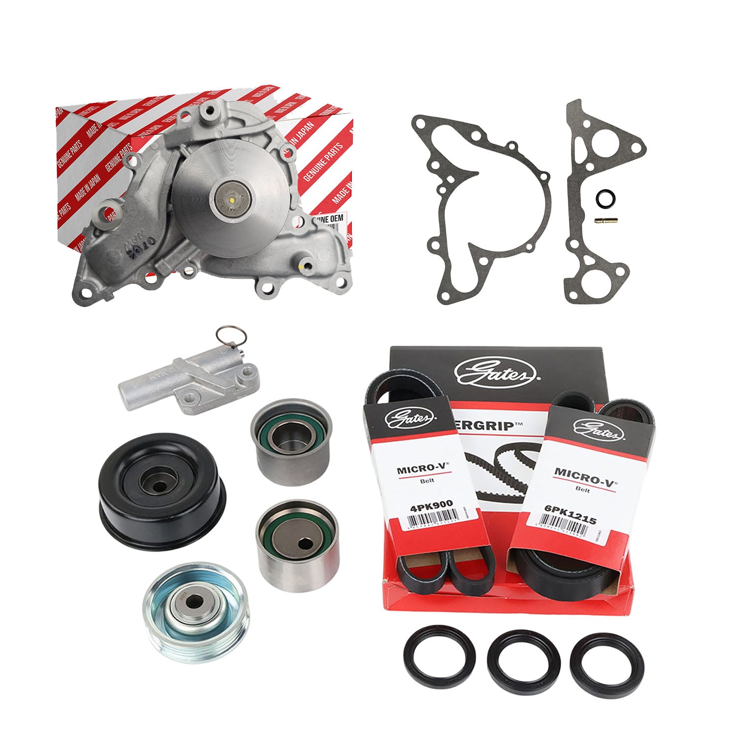 Timing Belt Kit for Mitsubishi Magna TH TJ 3.0L 6G72 SOHC from 9/1999